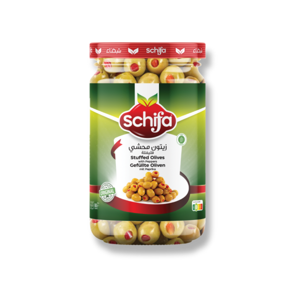 Gefüllte Oliven mit Paprika