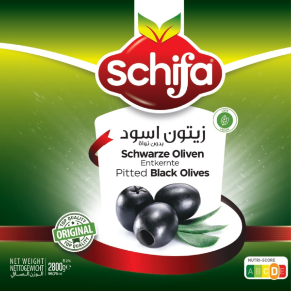 Schwarze Oliven Entkernte